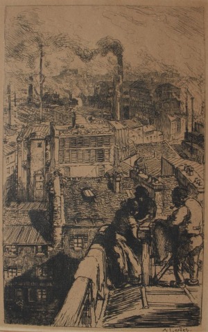 Auguste Lepere (1849-1918), Widok miasta