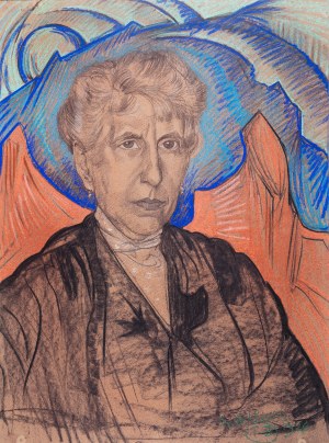 Stanisław Ignacy Witkiewicz (1885 Warszawa - 1939 Jeziory na Polesiu), Portret kobiety Portret kobiety