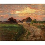 Walery Brochocki (1847 Włocławek - 1923 Warszawa), Polska wieś, 1893 r.