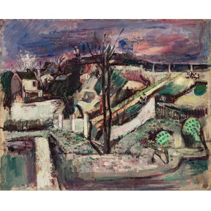 Joseph Pressmane (1904 Beresteczko- 1967 Paryż), Widok na wieś