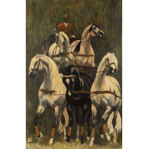 Ludwik Maciąg (1920 Kraków - 2007), The Arabian Five, 1973.