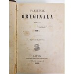 Narcyz Hr.Olizar PAMIĘTNIK ORYGINAŁA Lipsk 1853