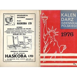 KALENDARZ DZIENNIKA POLSKIEGO 1976