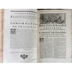 DICTIONNAIRE UNIVERSEL [STANISLAW LESZCZYŃSKI] NANCY 1740-41