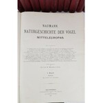 NAUMANN HISTORIA NATURALNA PTAKÓW 449 LITOGRAFII BARWNYCH (1895-1905)