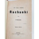 Bolesławita [Kraszewski] RACHUNKI Z LAT 1866-1869 KOMPLET