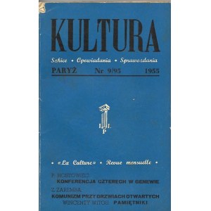KULTURA Szkice, Opowiadania, Sprawozdania Nr.9/95 1955 WINCENTY WITOS