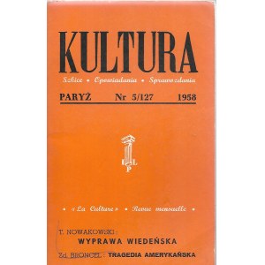 KULTURA Szkice, Opowiadania, Sprawozdania Nr.5/127 1958