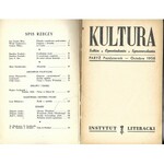 KULTURA PARYŻ Nr.10/132 1958 DEBIUTY PIERWODRUKI CZESŁAW MIŁOSZ