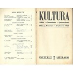 KULTURA Szkice, Opowiadania, Sprawozdania Nr.9/131 1958 GOMBROWICZ CZAPSKI