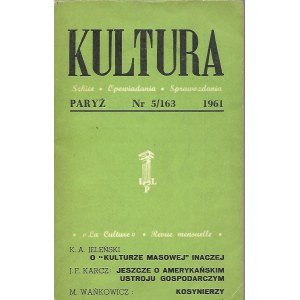 KULTURA Szkice, Opowiadania, Sprawozdania Nr.5/163 1961 WITOLD GOMBROWICZ