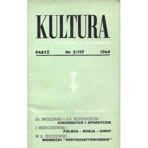 KULTURA Szkice, Opowiadania, Sprawozdania Nr.3/179 1964 DWA WIERSZE MIŁOSZ