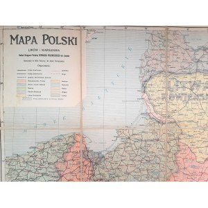 Mapa Polski, wojna o granice 1920 r.