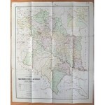 Mapa archidiecezji lwowskiej obrządku łacińskiego 1928 r.