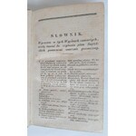 Słownik angielsko-polski, 1828 r.