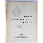 Sadowski, Ordery i oznaki zaszczytne w Polsce, 1904 r.