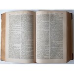 Słownik łaciński, Lipsk 1879 - 1882, oprawa