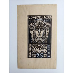 Projekt znaczka pocztowego - wariant 1 - 1928 r.