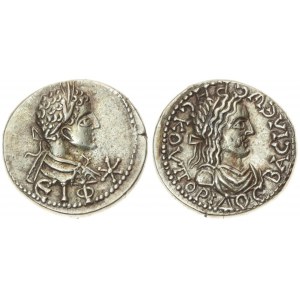 Roman Empire Bosphorus 1 Stater Rheskuporis II 218/19. Averse: Elagabal. Reverse: KINGDOM OF BOSPORUS. Rheskouporis II...
