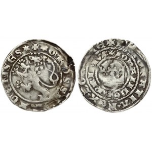 Austria Bohemia 1 Prague Gross (1310-1346). Johan I von Luxemburg (1310-1346). Averse...