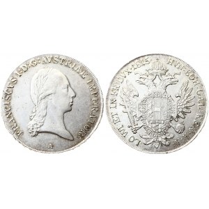 Austria 1 Thaler 1815 A Vienna. Franz I. (1804-1835). Av.: Laureate head right. Rv....