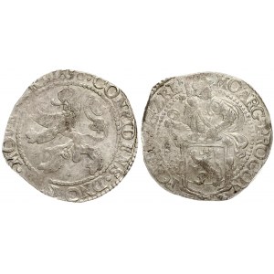 Netherlands ZEELAND 1 Lion Daalder 1650 Averse: Armored knight looking right above lion shield in inner circle. Reverse...