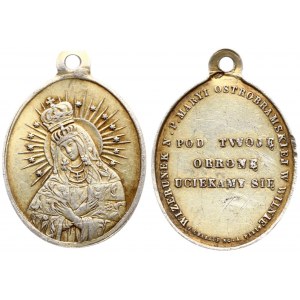 Lithuania Medal (1850) Madona of Aušros Vartai(Aurora Gate); design Franc Chaboud; Paris. 19th century...