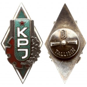 Lithuania Badge Kaunas Polytechnic Institute(KPI) (1950-1960). Tallinn. Today it is Kaunas Technological University...