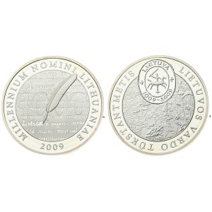 Lithuania medal 2009 'The Millennium of the name of Lithuania'. “In the year 1009 of our Lord; Saint Bruno...
