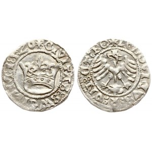 Poland 1/2 Grosz 1520 Silesia the city of Swidnica - Ludwik Jagiellonczyk (1516-1526); the king of Bohemia and Hungary...