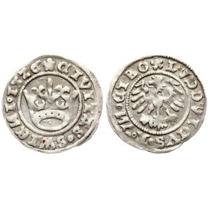 Poland 1/2 Grosz 1526 Silesia the city of Swidnica - Ludwik Jagiellonczyk (1516-1526); the king of Bohemia and Hungary...