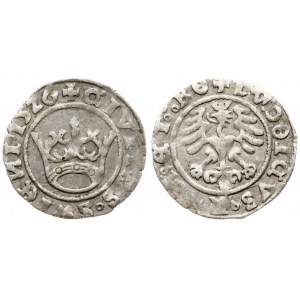 Poland 1/2 Grosz 1526 Silesia the city of Swidnica - Ludwik Jagiellonczyk (1516-1526); the king of Bohemia and Hungary...