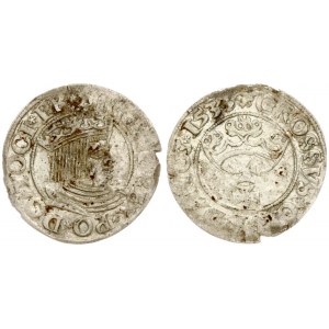 Poland Gdansk 1 Grosz 1533 Sigismund I (1506–1548). Averse Lettering: *SIGIS * I * REX * PO * DO * TOCI * PR...