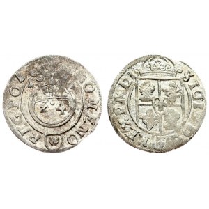 Poland 1/24 Thaler 1616 Bydgoszcz. Sigismund III Vasa (1587-1632). Averse: Crowned shield. Reverse...