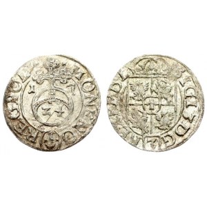 Poland 1/24 Thaler 1617 Bydgoszcz. Sigismund III Vasa (1587-1632). Averse: Crowned shield. Reverse...