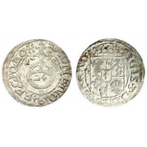 Poland 1/24 Thaler 1618 Bydgoszcz. Sigismund III Vasa (1587-1632). Averse: Crowned shield. Reverse...