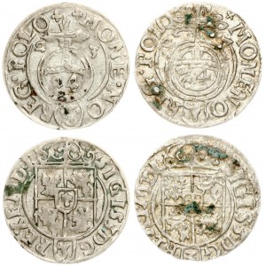 Poland 1/24 Thaler 1623 & 1627 Bydgoszcz. Sigismund III Vaza(1587–1632) Averse: Crowned shield. Reverse...