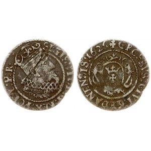 Poland Gdansk 1 Grosz 1626 Sigismund III Vaza(1587–1632). Averse: Crowned bust of Sigismund III right. Reverse...