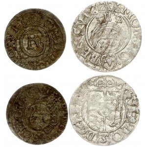 Poland 1/24 Thaler 1632 & 1 Solidus 1634 Elbing(Elbląg)- 1/24 Thaler 1632 Gustav II Adolf(REG SVE. Kop.9610-R)...