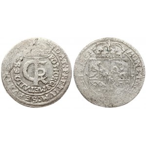 Poland 1 Gulden (Tymf) 1665 AT. John II Casimir Vasa (1649–1668). Averse: Crowned monogram. Reverse: Crowned shield...