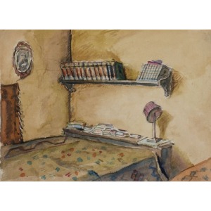Andrew MEISSNER, THE ARTIST'S ROOM, 1943