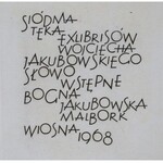 Wojciech JAKUBOWSKI, TEKA SIÓDMA EKSLIBRISÓW, 1968