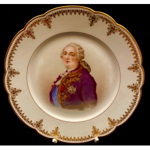 Talerz z portretem Ludwika XVI