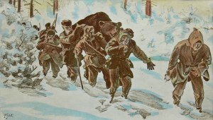 Julian Fałat (1853 Tuligłowy - 1929 Bystra), Powrót z polowania