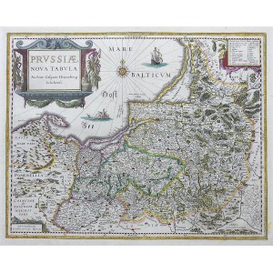 Willem Janszoon Blaeu (1571-1638), Prussiae nova tabula