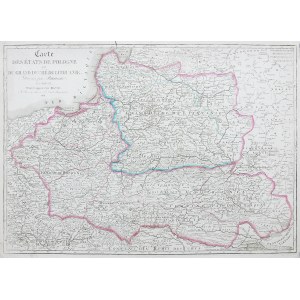Eustache Herisson (1759-?), Carte des ètats de Pologne et du Grand Duché de Lithuanie…