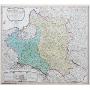 William Faden (1749-1836), A map of the Kingdom of Poland and Grand Dutchy of Lithuania..