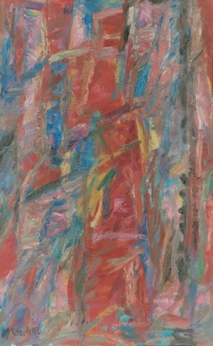 David LAN-BAR [LANDBERG] (1912-1987), Kompozycja abstrakcyjna