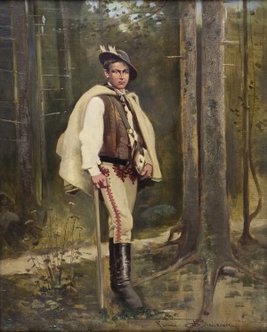 Kazimierz BIEŃKOWSKI (1838-1918), Młody góral, 1894