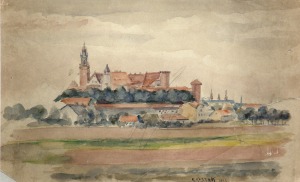 Karol KOSSAK (1896-1975), Wawel, 1923